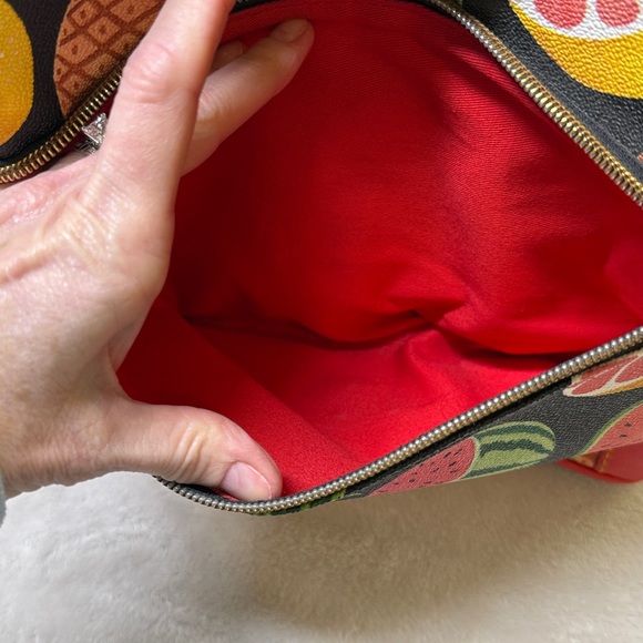 Dooney & Bourke Ambrosia tropical fruit print leather crossbody bag NWT - Picture 10 of 16